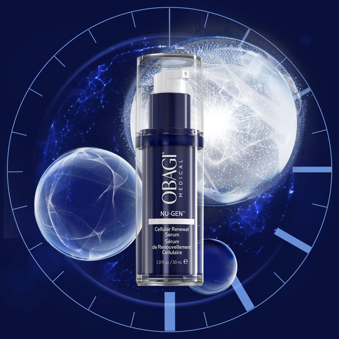 THE FUTURE OF SKIN LONGEVITY- OBAGI NU-GEN™ Cellular Renewal Serum