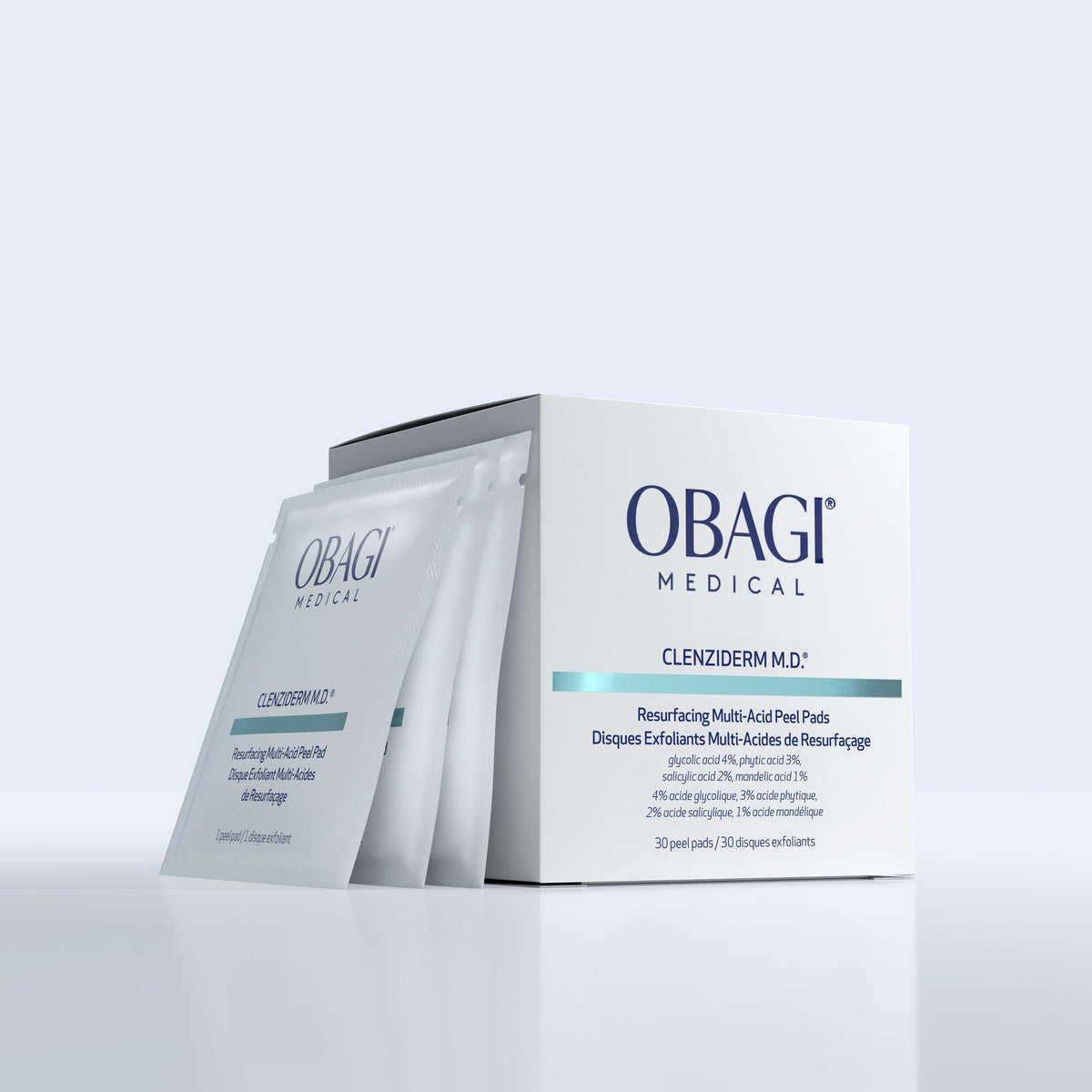 Obagi | CLENZIDERM M.D. Resurfacing Multi-Acid Peel Pads (30 Pads)