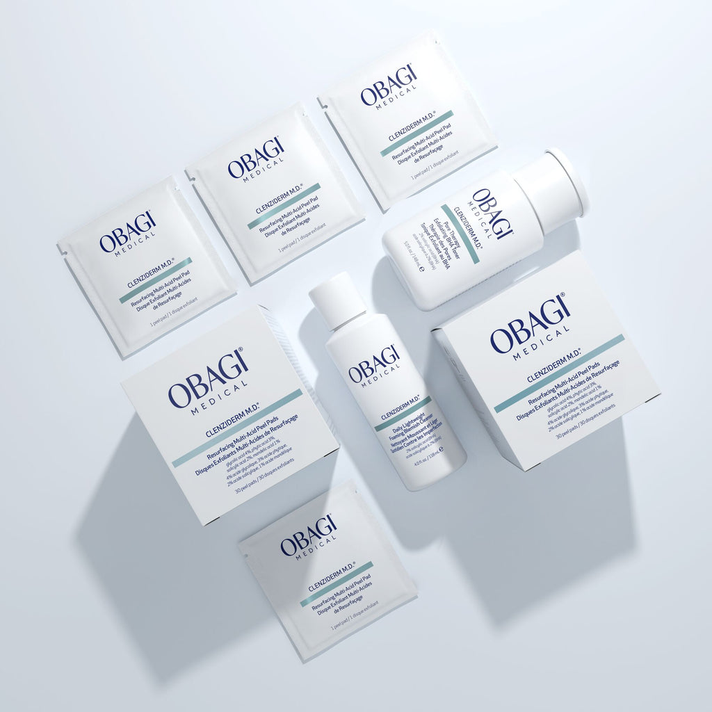 Obagi | CLENZIDERM M.D. Resurfacing Multi-Acid Peel Pads (30 Pads)