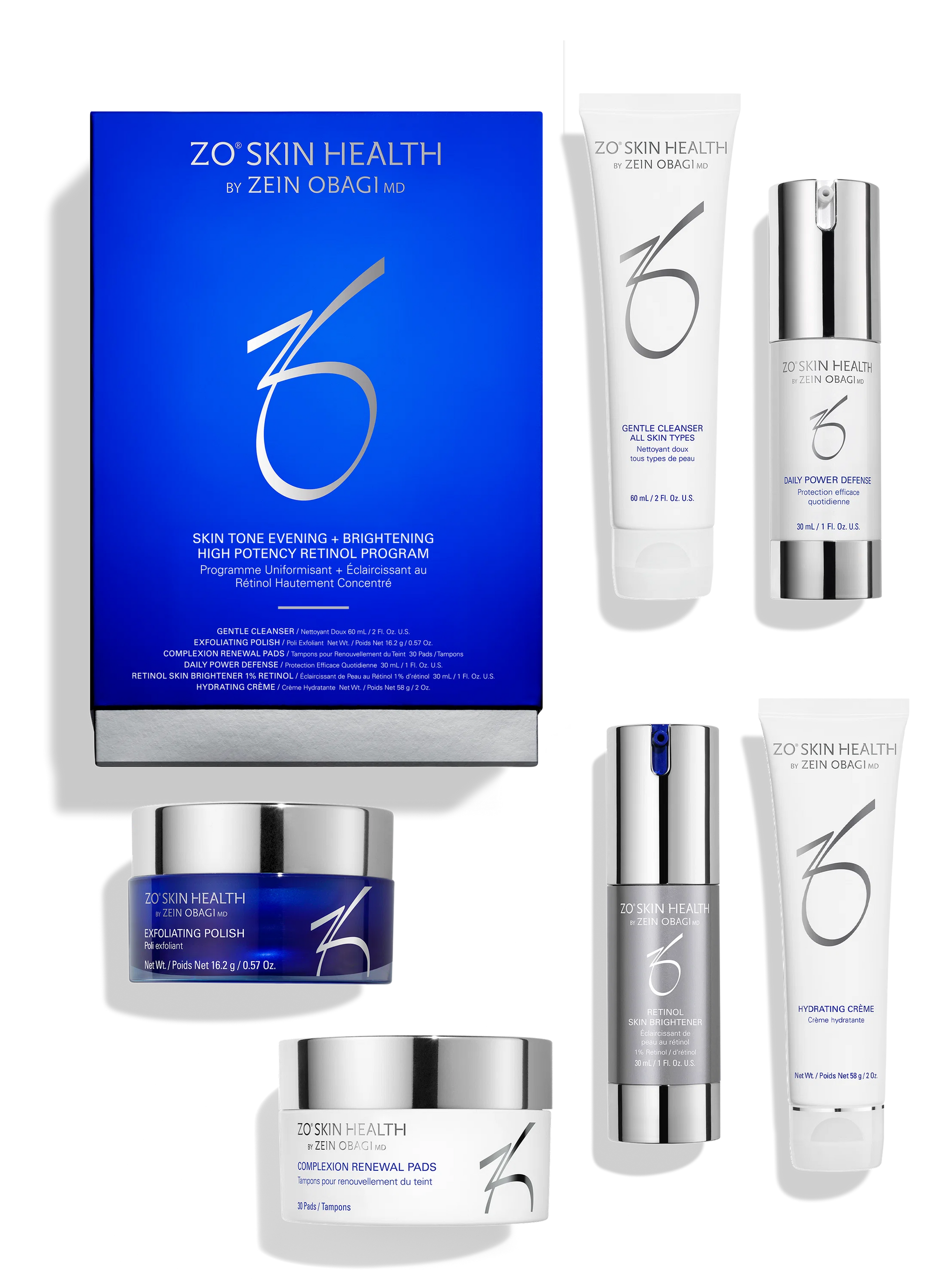 ZO Skin Health | Skin Tone Evening + Brightening High Potency Retinol Program