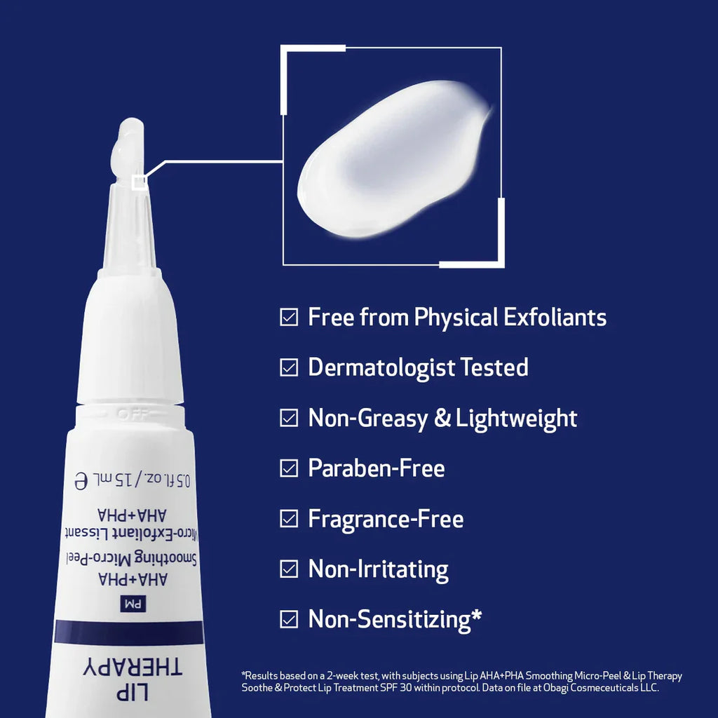 Obagi | Lip Therapy AHA+PHA Smoothing Micro-Peel (15ml)